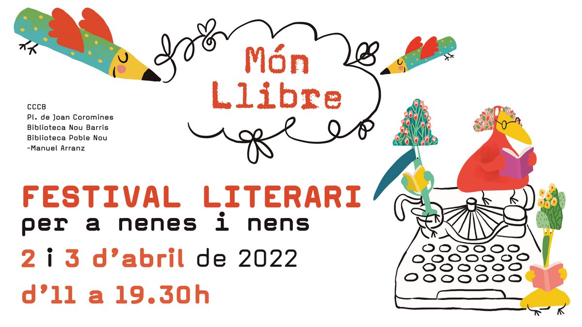BibliotequesBCN's tweet photo. També al #MónLlibreBCN la Biblioteca #bbcnNouBarris es farà el taller 'Onsen: què fan els micos?', a càrrec de l’il•lustrador @DonPatoMena 
📅Diumenge 03/04 
🕙17.45 h
🔗https://t.co/8XltjK8jTA
Hi col•labora: @A_buen_paso https://t.co/YwtbVGX8jY