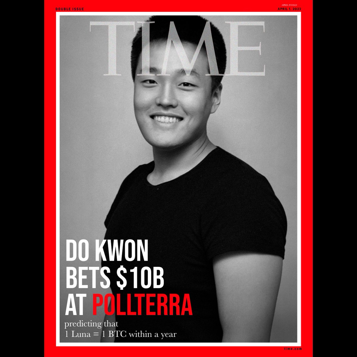 PollTerra's tweet photo. 🎁 April Fool’s Day Event 🎁

👀 JUST FOR 3 DAYS,

Like, follow, and retweet to get a chance to win an NFT on Terra! 🥳

We will randomly select one person, so stay tuned peeps 😏

#TERRA #APRILFOOLS #LUNATICS https://t.co/0h5bfFMUX2