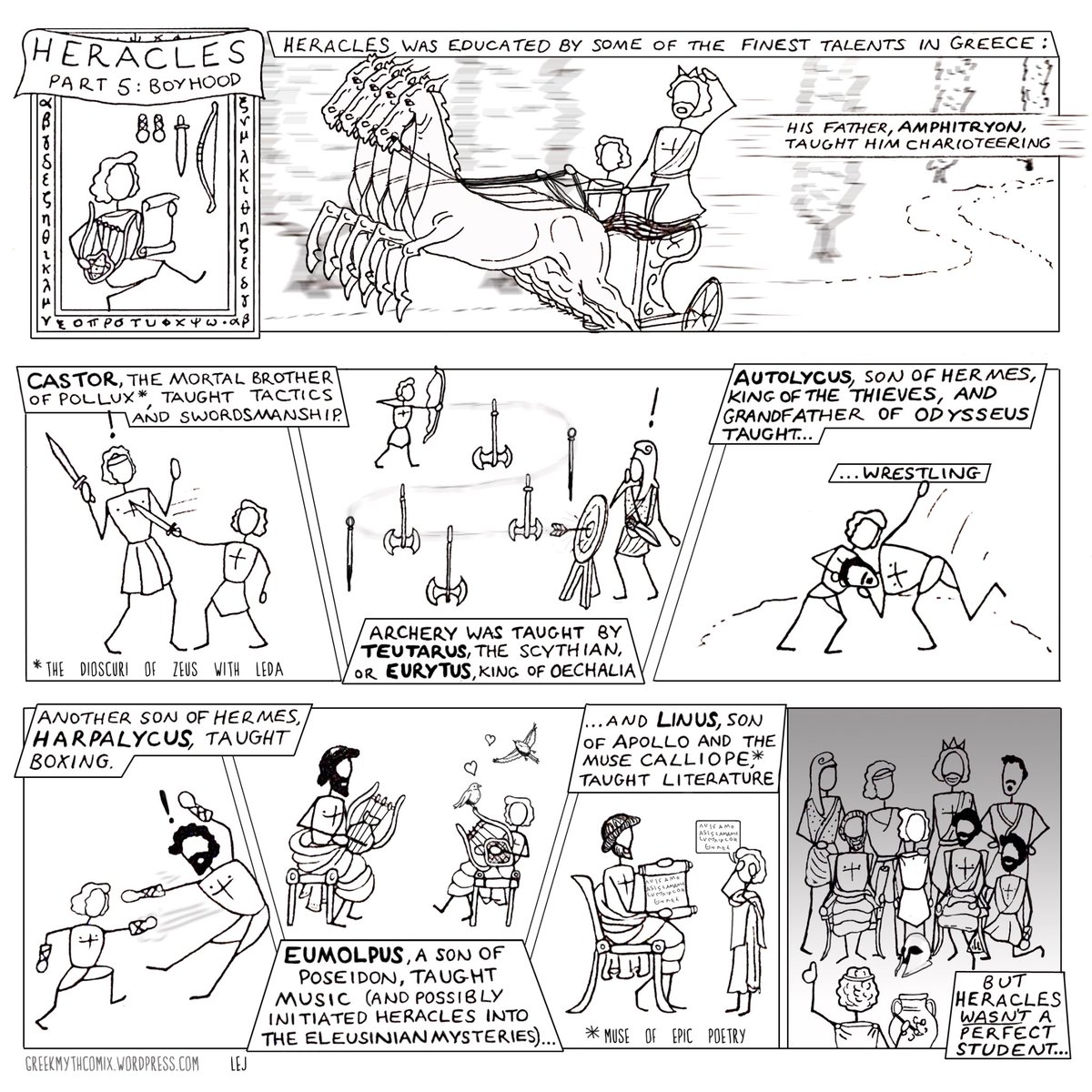 The Boyhood of Heracles (Hercules) part 1:

greekmythcomix.com/comic/heracles…

#ClassCiv #GCSE