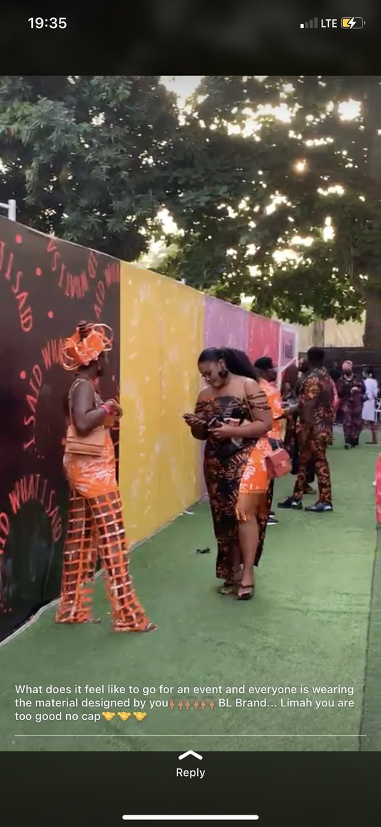 blbrand_'s tweet photo. I designed ISWIS aso ebi last year party😊.. it was wonderful experience for me 😊🥂

I’m a textile designer 😊
A proud moment 😊 https://t.co/XduWNtswo6