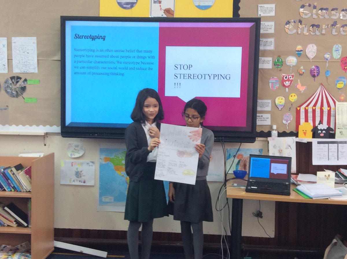 We presented our learning about discrimination and diversity in a format of our choice. As always, there were excellent creative and imaginative ideas! <a href="/SchoolBroomhill/">BroomhillSchool</a>