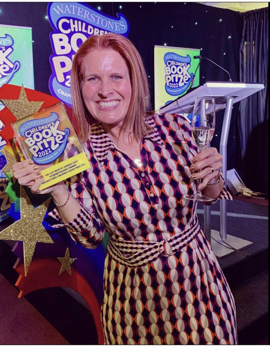 I’ve tried to write this tweet a gazillion times but I still can’t put it into words. So hoping this picture says it all. This little book that came from my heart actually went & won the @Waterstones Children’s Book Prize 2022. AND I’M STILL IN SHOCK!!! #WCBP22