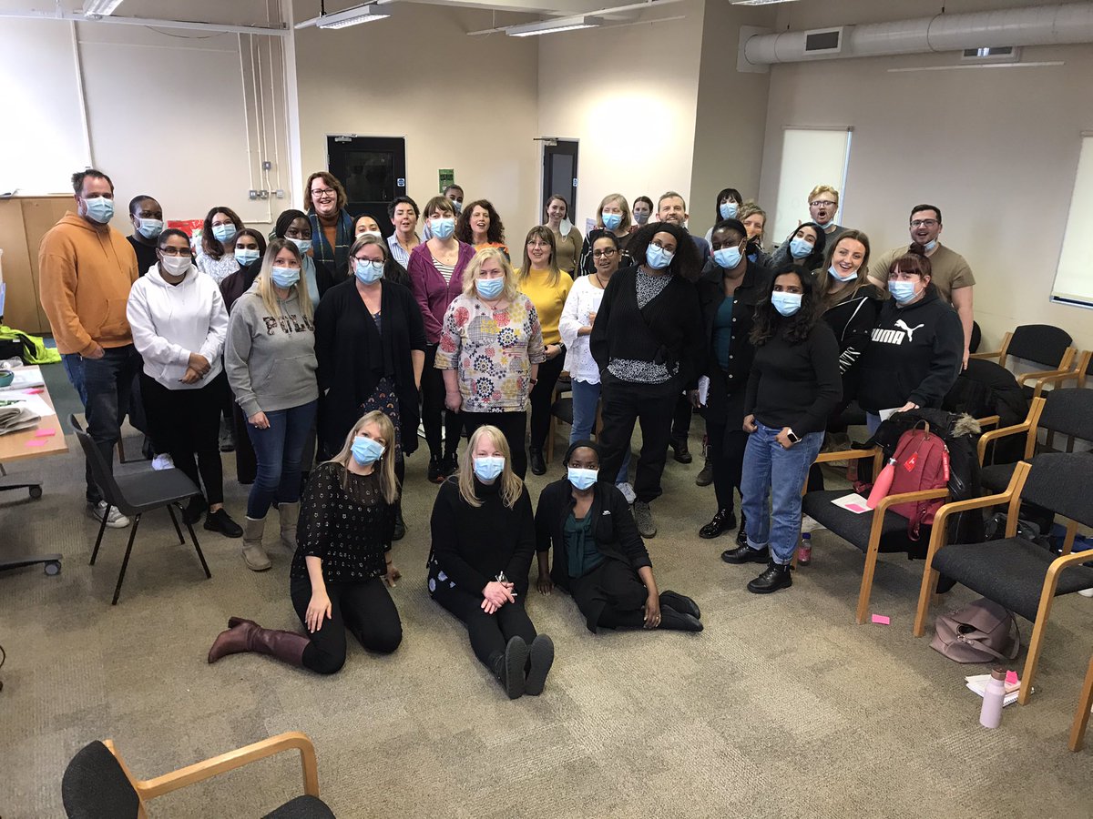 LydiaSt45298915's tweet photo. The most amazing few days training staff across the trust and partnership in NVR to provide a mental health service to parents. #presence #selfcare #changingcultures https://t.co/JidHrrQpmT
