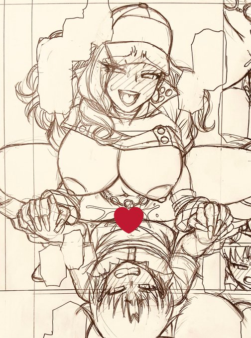 キャップ被った女性描くのたのしい 