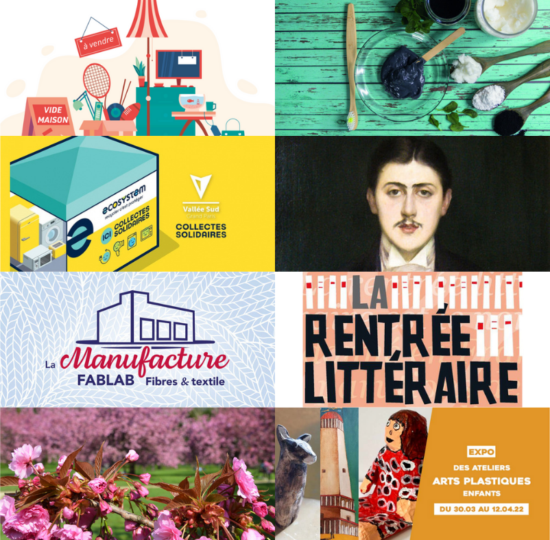 Ville_de_Sceaux's tweet photo. 🗓️ Le programme de votre week-end des 2 et 3 avril à #Sceaux : https://t.co/uduqpwBtuR
#Hanami #Exposition #VideMaison #AtelierZéroDéchet #CollecteD3E #Rentréelittéraire #LaManufacture https://t.co/ooy76zyH21