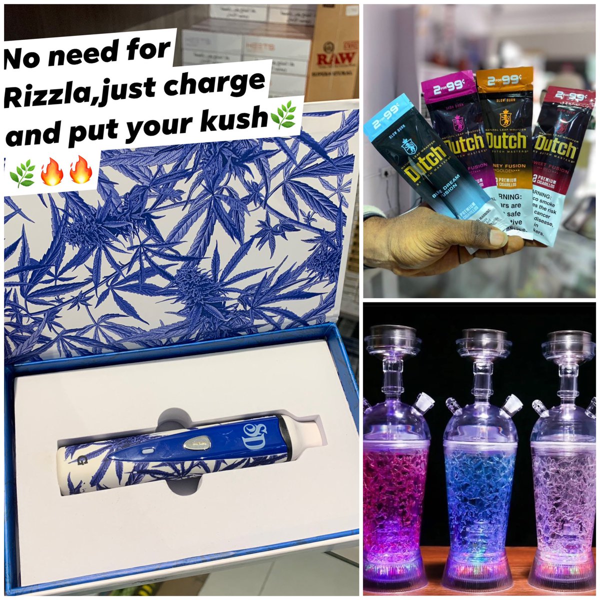 dumxavi's tweet photo. April with rays of hope and blessings 🤲🏼💨

-Shisha pen-5k
-Shisha pot-7k
-Smoke kit-23k
-Smoke pipes-4k>
-Herb vape-25k
-Backwoods-5k
-Roller-6k
-Crusher-3k>
-Wraps-2k
-Vape-15k>
-Ashtray-1.5k
Lighters,bongs,flavors &amp; all smoke accessories💨🌿
W/A https://t.co/K2KCajXVXL https://t.co/YTCiiZuSsS