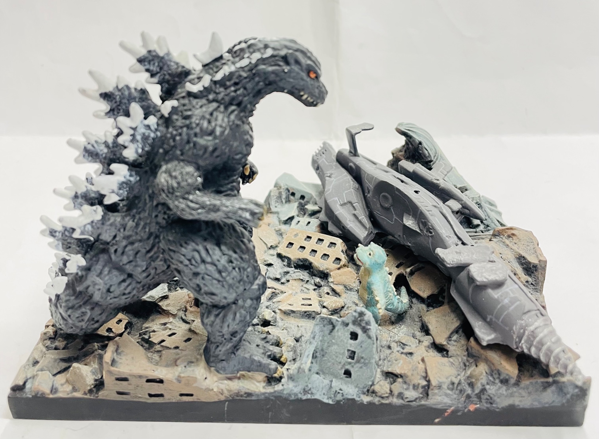 ゴジラ ポリストーンコレクション 『新轟天号＆ミニラ』 ゴジラ ポリ