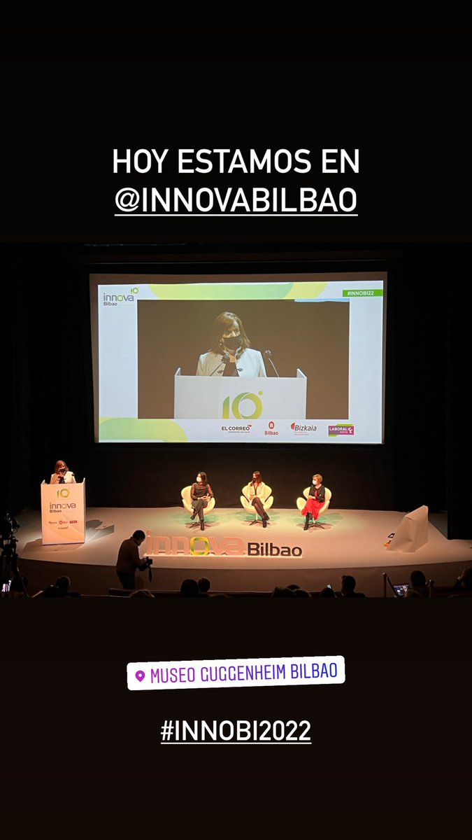 Hoy estamos en <a href="/InnovaBilbao/">InnovaBilbao</a> #innobi22