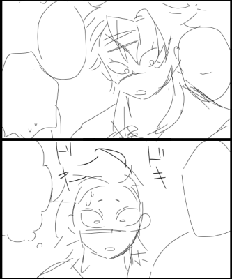 今日の完成は諦めたけどげゃくんぽい表情にできた気がすゆ 