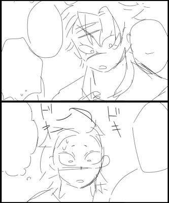 今日の完成は諦めたけどげゃくんぽい表情にできた気がすゆ 