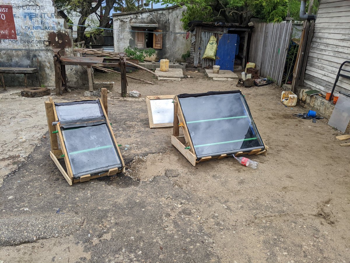 KarlZimmerman17's tweet photo. We're testing two new #solar #desalinator prototypes, but who would have guessed our biggest challenge is not enough sun in southern #Madagascar! #Tatirano #SDG6 #water #SeaToGlass #waterintoWater #ClimateCrisis #localtechnology https://t.co/RFTGpnphao