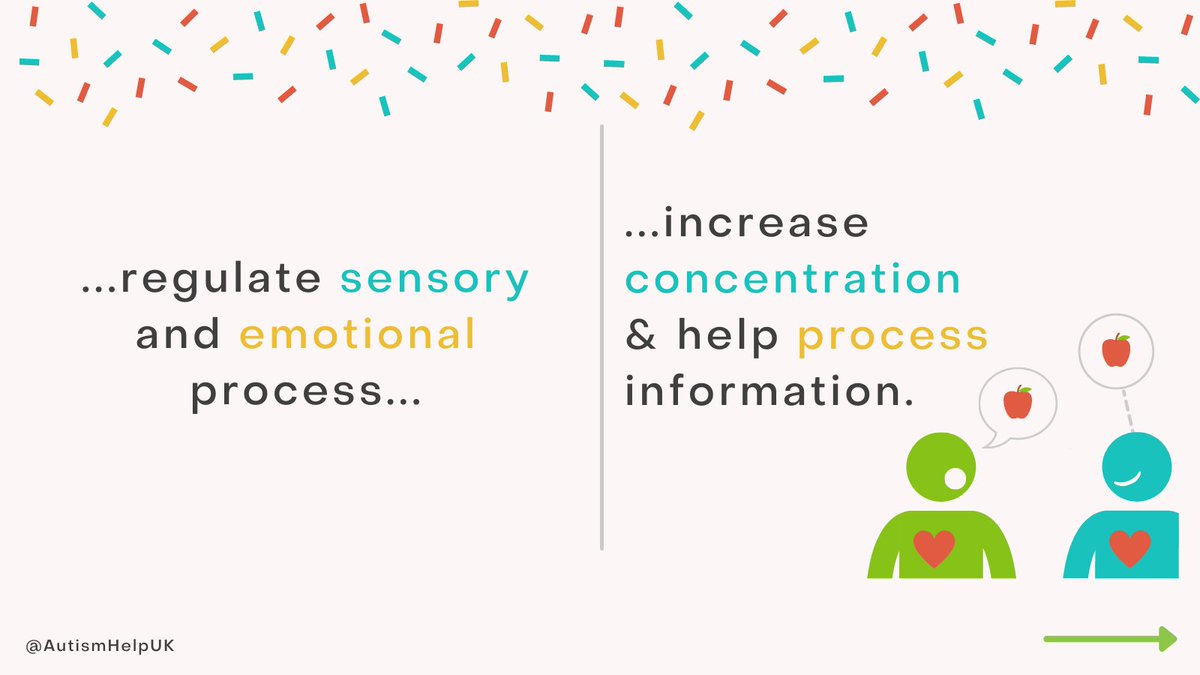 AutismHelpUK's tweet photo. • and to help increase concentration &amp; process information- very beneficial for children learning 💙

🧵4/5

#AutismAcceptance #AutismAcceptanceWeek #Autism #AutismUK #AutismHelpUK https://t.co/8ht0H1TKQU