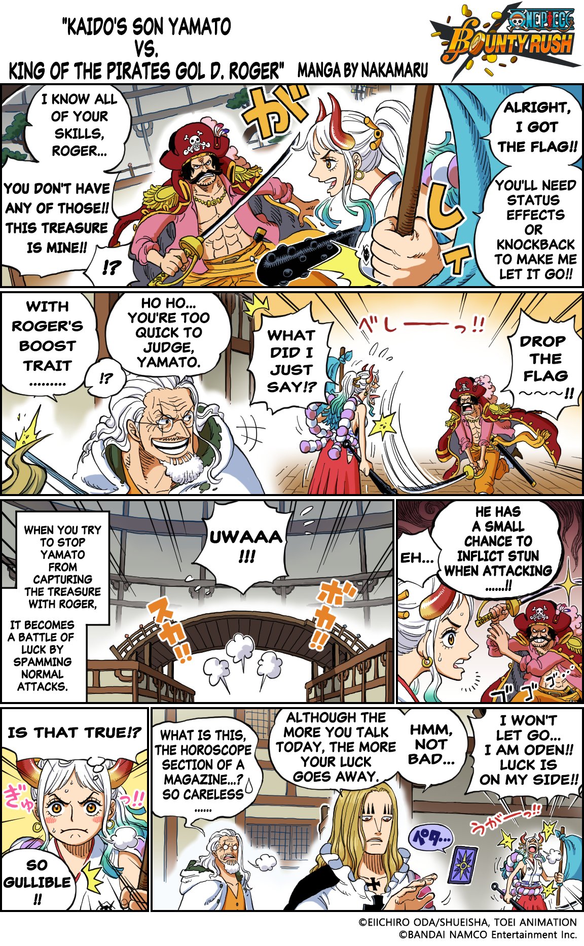One Piece Bounty Rush One Piece Bounty Rush Yeah I Know Manga Has This Ever Happened To You Before Today S Subject Is Kaido S Son Yamato Vs King Of The Pirates