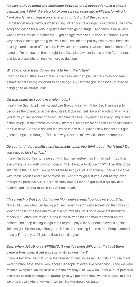 GFS_backup's tweet photo. Big Issue Korea Interview - Kim Sojeong

- Still feeling like leader
- All members not thinking of group as 'disbanded'
- News was sudden &amp; hard to adapt but all members have now accepted
- Actress 'Sojeong' &amp; Singer 'Sowon'
- Difficulty of new starts

📰https://t.co/x30Lr8lszP https://t.co/Ep8NPH9kdv