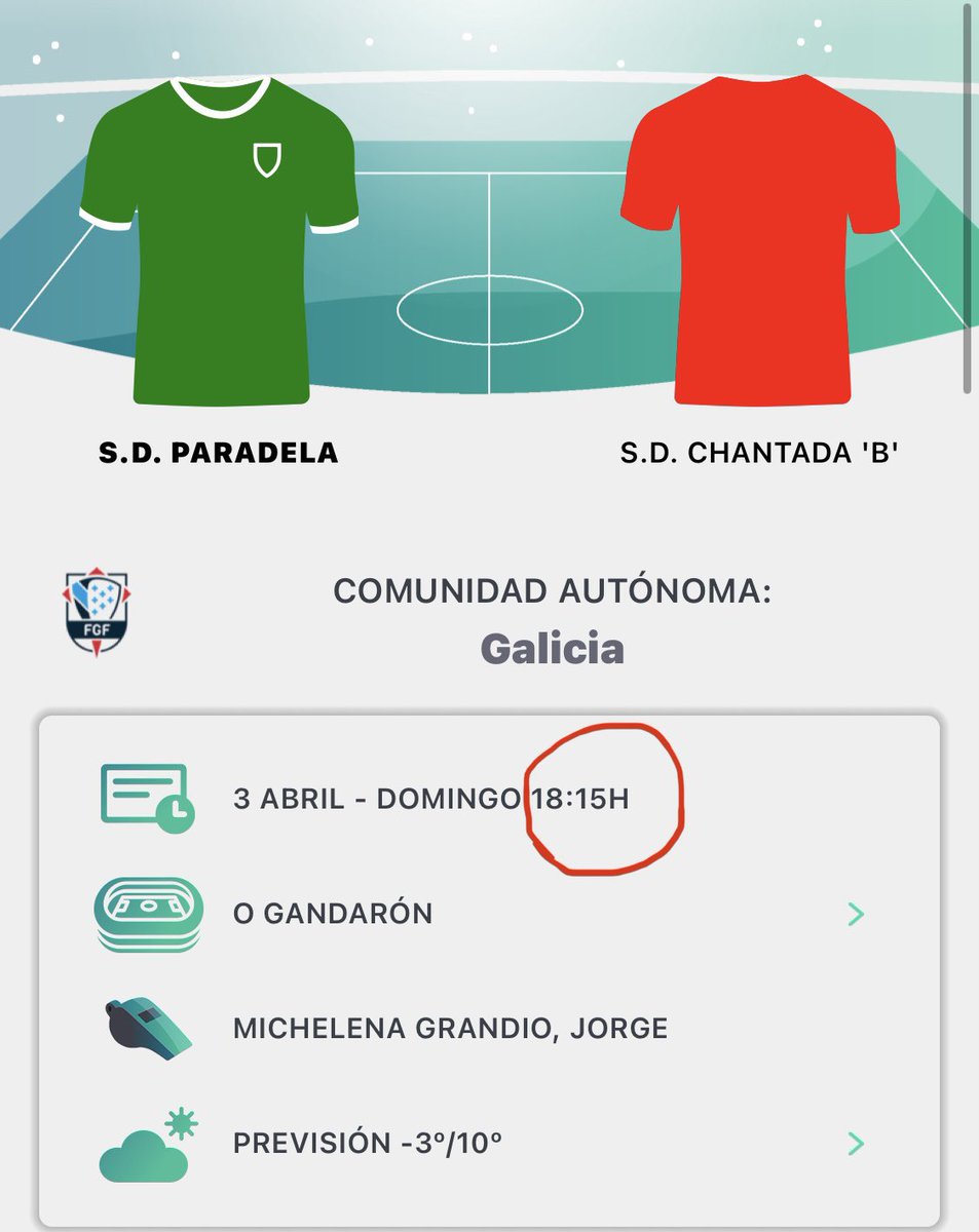 Este domingo temos unha cita co fútbol no Gandarón. Necesitamos a todos alí, con vos será mais fácil!!