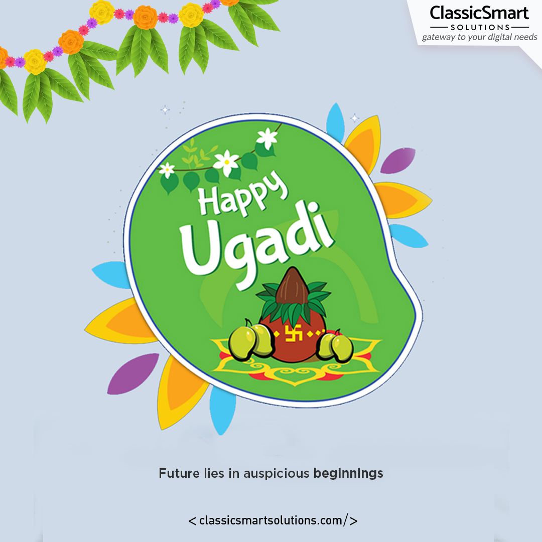 classicsmart9's tweet photo. May the festival of Ugadi mark the beginning of the best times in your life. #ClassicSmartSolutions wishes you all Happy Ugadi๐ฅญ
#HappyUgadi #HinduNewYear #Ugadi2022 #Festival #GudiPadwa #UgadiFestival #UgadiWishes #DigitalAgency #ITCompany https://t.co/mmwvZE9h1d