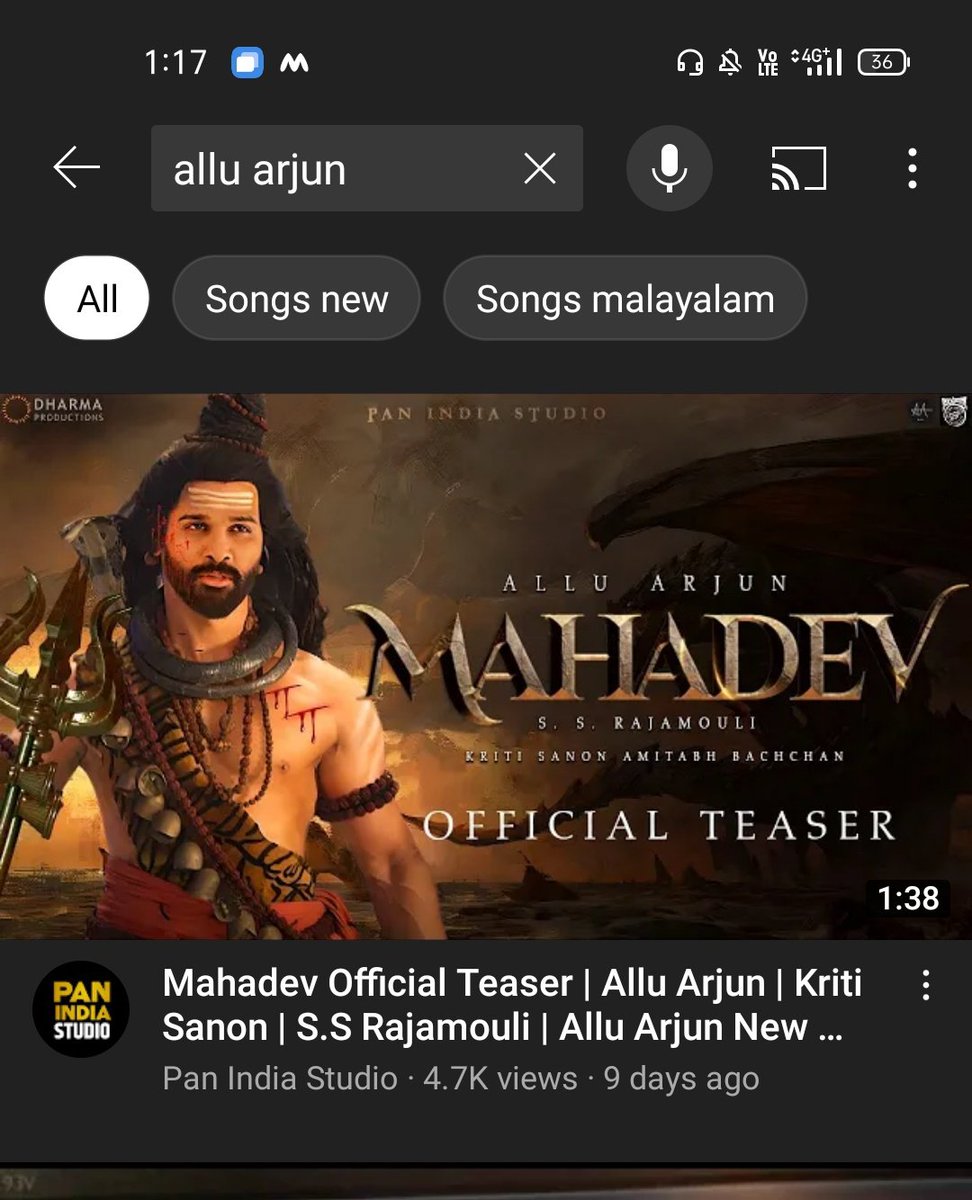 Jerryyyyy_7's tweet photo. Evvarra meeranthaa 🤧...eda dorkina santhaa ra
@alluarjun, @ssrajamouli
Okay guy's,Mahadev official trailer released in YouTube 😂🤣
#Pushpa #AlluArjun
#AlluArjunWithSSR https://t.co/GyI684SOKM