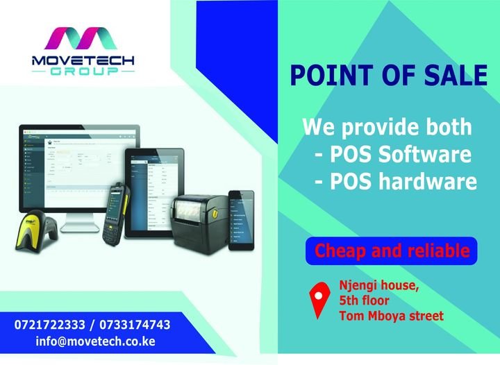 movetechsol's tweet photo. Do you need a POS system for your business?
Here at Movetech we offer the most user friendly and affordable complete POS system.
Order via
📞: 0721722333/0733174743
📧: info@movetech.co.ke
#BBIFinalVerdict #AprilFoolsDay #HappyNewMonth #kateni #movetech #IkoKaziKE # https://t.co/iCtmtJcEtj