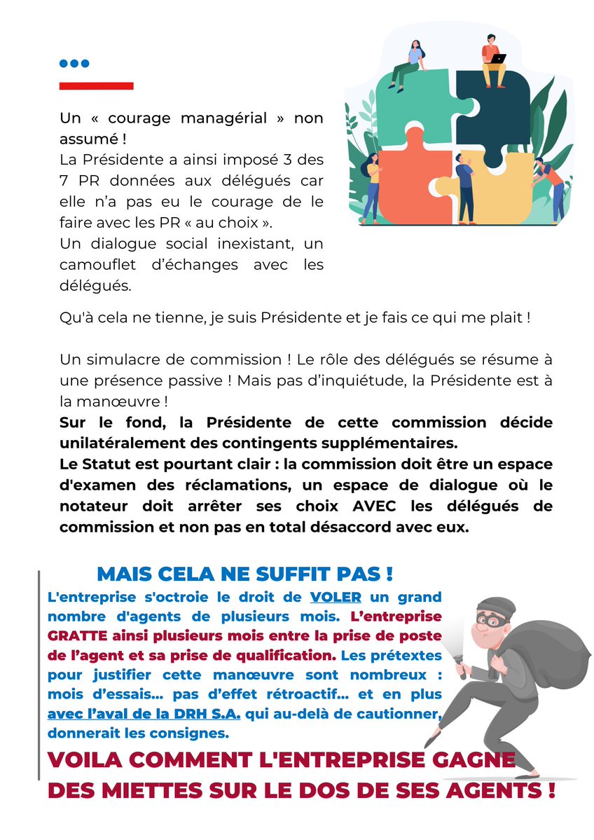 ra_unsaferro's tweet photo. — EXERCICE DE NOTATIONS DIRECTION IMMOBILIER SNCF —

La direction kidnappe et détourne les notations à la Direction Immo SNCF. 
L'UNSA-Ferroviaire vous défend ! https://t.co/DHbUk6Tq3R