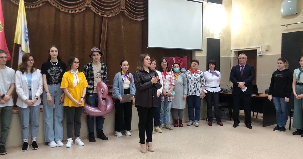 ✅31 марта  2022 года,с приветственным словом, к обучающимся МБОУ Школы №22 г.о. Самара  обратилась Маргарита Алексеевна Головина - педагог- организатор региональной программы "За ученические советы".