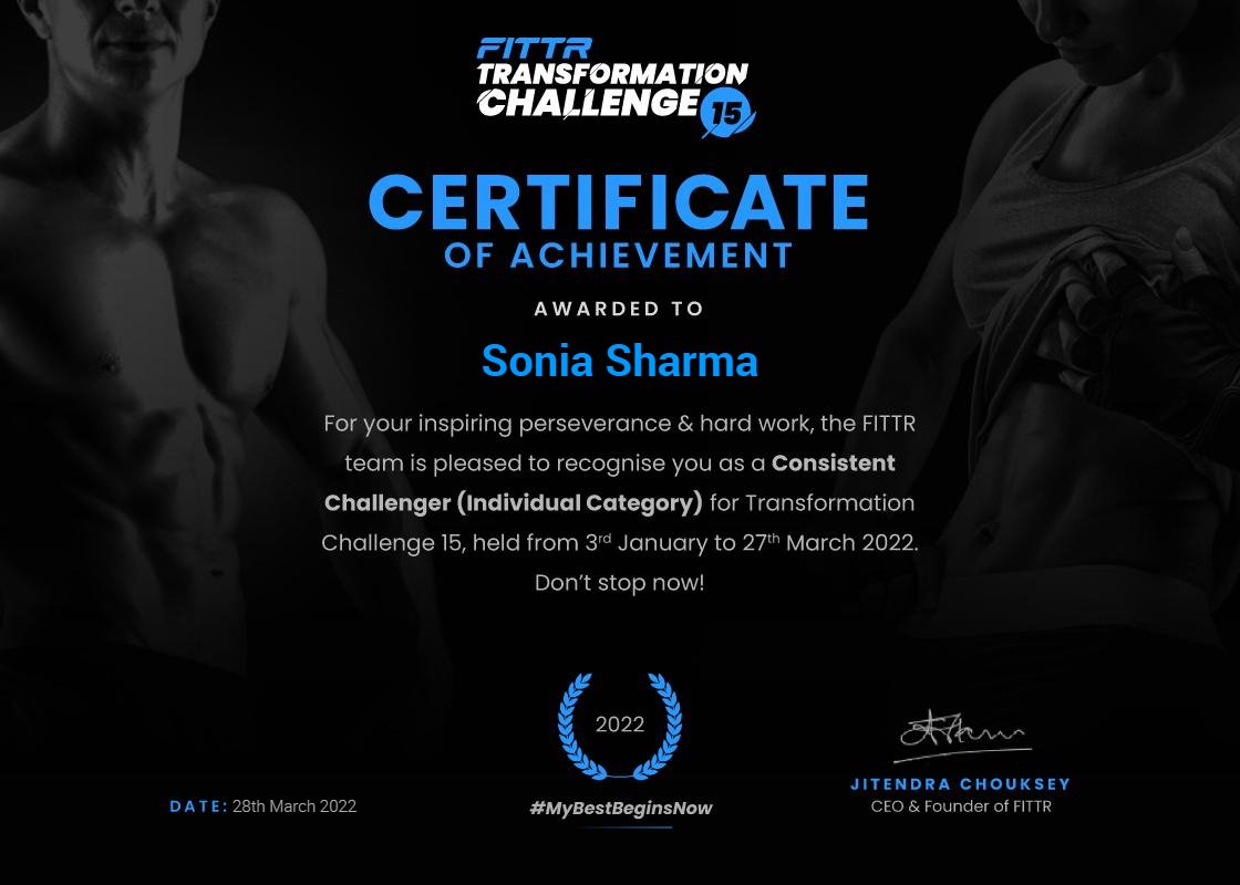 thegrittysonia's tweet photo. It doesn't matter how slow I go but my efforts will definitely be consistent to be  my better version 😍💓 
Thanks 
@FITTRwithsquats 

#tc15 #individualcategory #mybestbeginsnow #consistentchallenger #fittrcommunitychallenges #fittr #fittrcoach #fittrmom #stayfitwithgrittysonia https://t.co/iZpKr8kkCG