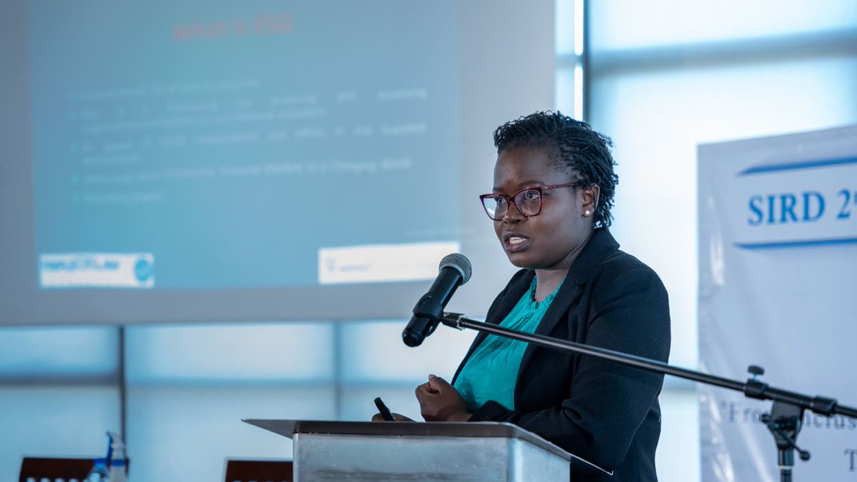 InSird's tweet photo. Adv. Cynthia Opakas @TripleOKlawLLP presents the importance of Environmental, Social, and Governance (ESG) considerations for integrating conservation strategies into policy, aimed at creating employment opportunities and reducing poverty in local communities in Kenya. https://t.co/QwneyUgSuD