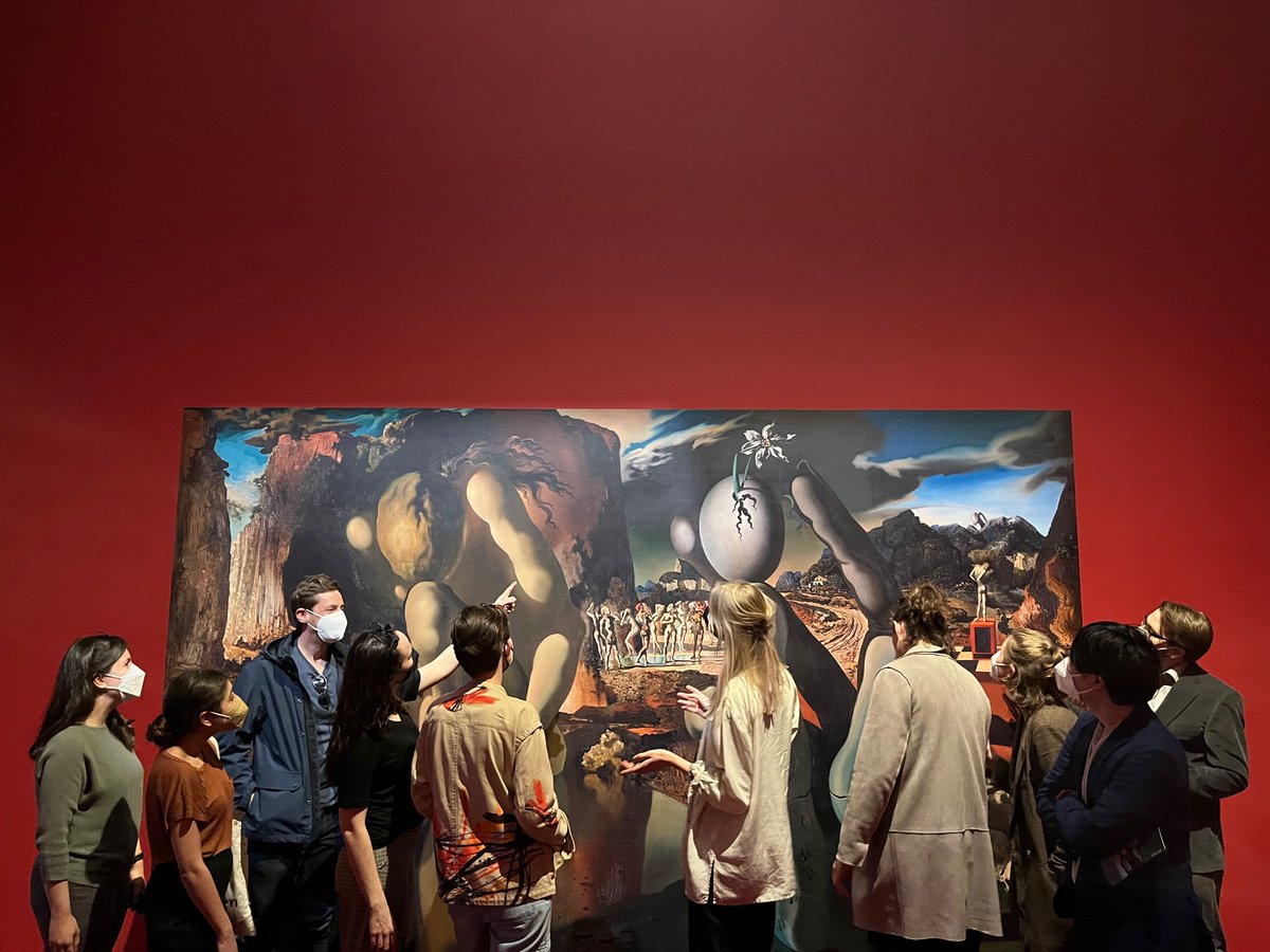 We with @ARTIS_H2020 visited the Dali - Freud exhibition @belvederemuseum this week! Always good to engage with art not only from a scientific perspective, and with a tour guided by @TumlehRedel where can you go wrong? #dali #freud #empiricalaesthetics