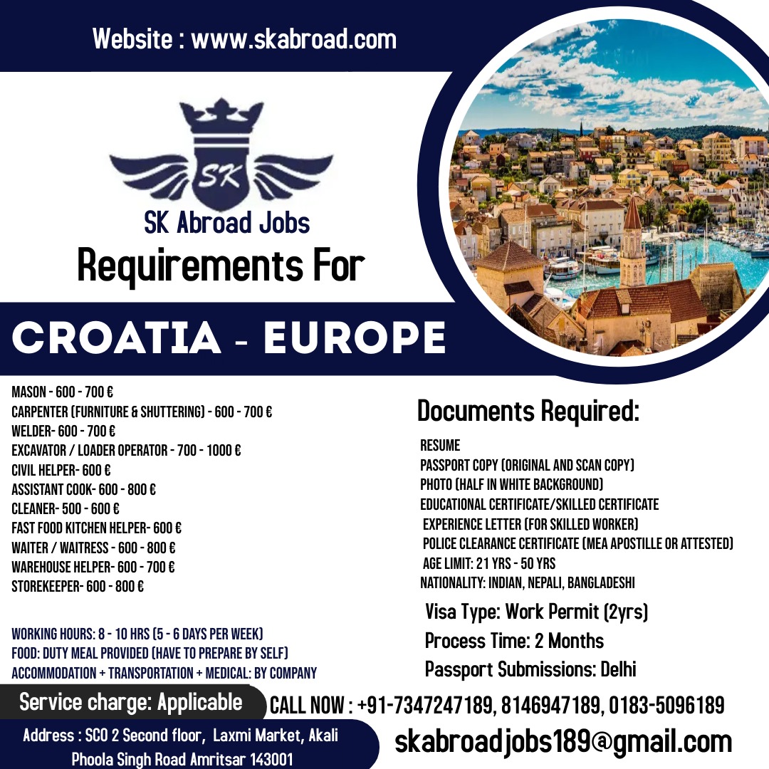 sk_jobs's tweet photo. Find &amp; Apply Latest International Jobs in Foreign Countries at https://t.co/oXj9UeSEds - Classifieds for Job Vacancies for International Level. @skabroadjobs
 Call Now : +91-7347247189, 8146947189, 0183-5096189 @skabroadjobs
 #instagram #motivation #marketing #recruiting https://t.co/ETsRJZigU1