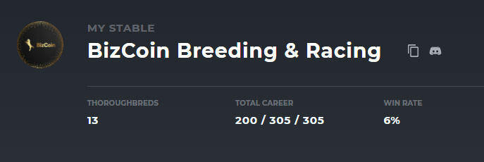 BizCoin01's tweet image. 200 Wins! New Milestone for BizCoin Breeding &amp;amp; Racing! @zed_run #ZedTwitter #zed
