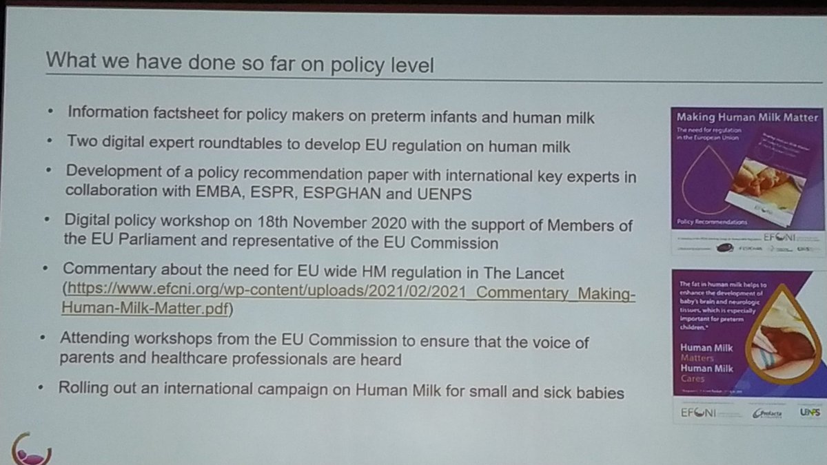 aelama1's tweet photo. "Tenemos que convencer a la Comisión Europea y al Parlamento de la importancia de los bancos de leche humana, de su implicación en salud,  y de la necesidad de regularlos y protegerlos.

Esto importa." https://t.co/XR3Mc9onMm