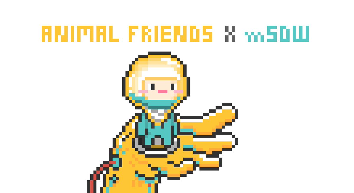 PIXELKIMs's tweet photo. ANIMAL FRIENDS X mSDW
(my Smart Delight World) #mSDW is project collab with @TaiternNFT (creator THAIGHOST and Flipped Faces)

Collection
EXTRA CARD >> https://t.co/22GYBG9d9V
My Discord >> https://t.co/v1epfeSEkz

@ParasHQ #parasnft #nearNFTs #pixelart #NEAR https://t.co/D8qnTwCabA