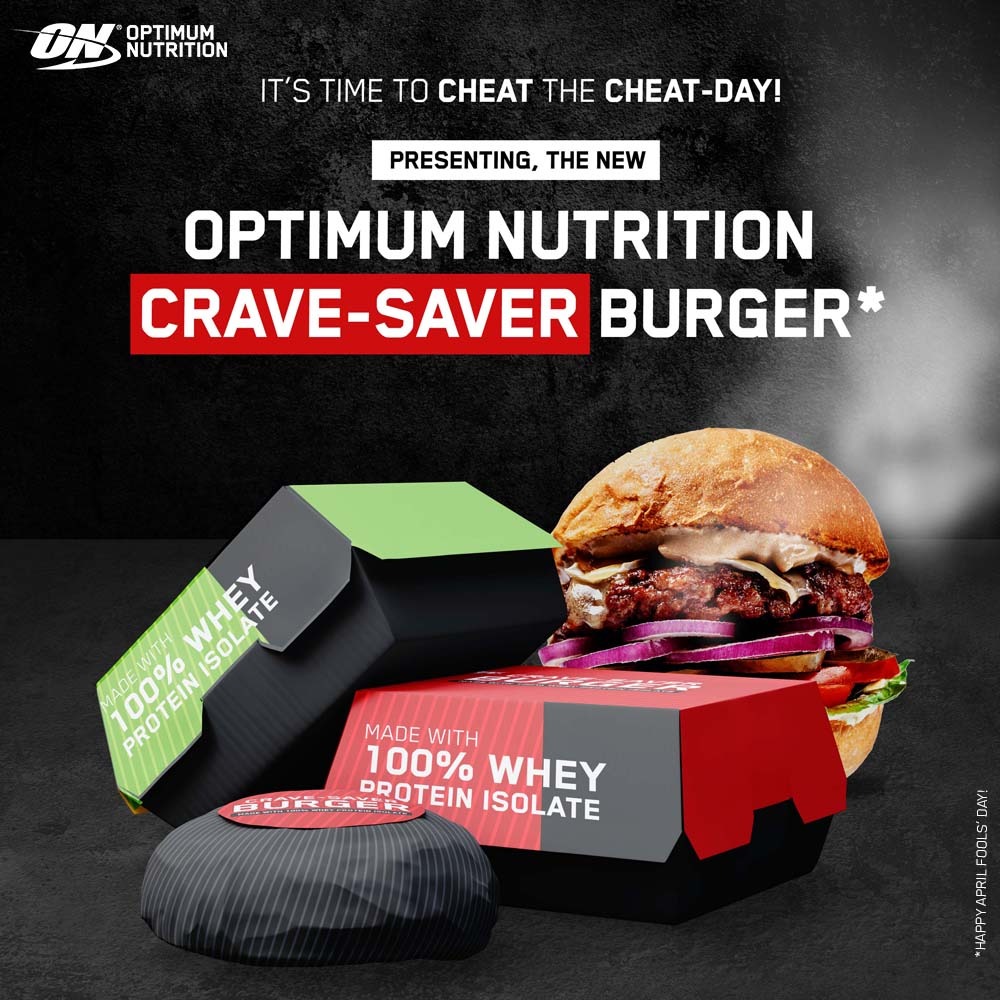 Give in to your cravings and stay true to your goals too! Optimum Nutrition’s new Crave-Saver Burger is available at a store near you, only for today!
Know more : https://t.co/wmdFlGkdsf

#HappyAprilFoolsDay https://t.co/GpMXXZOPkU