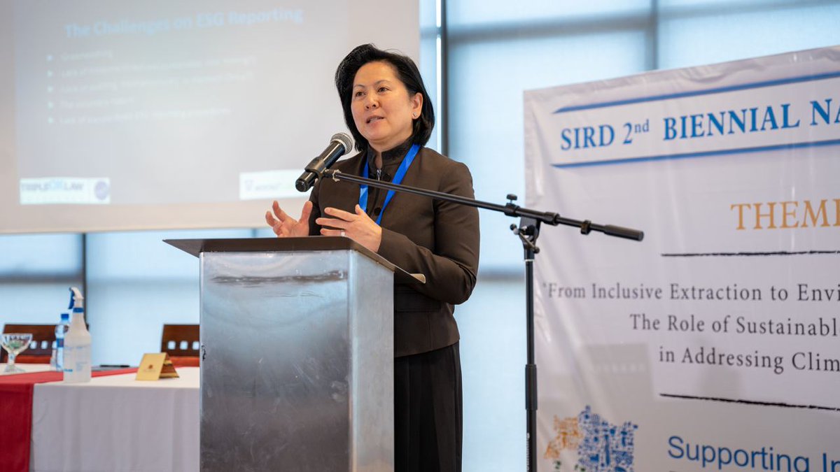 InSird's tweet photo. Selina Lee Anderson, Canadian Technical Assistance, gives an international view as a comparative perspective on the Environmental, Social, and Governance considerations. https://t.co/Yc2j1tkRMA