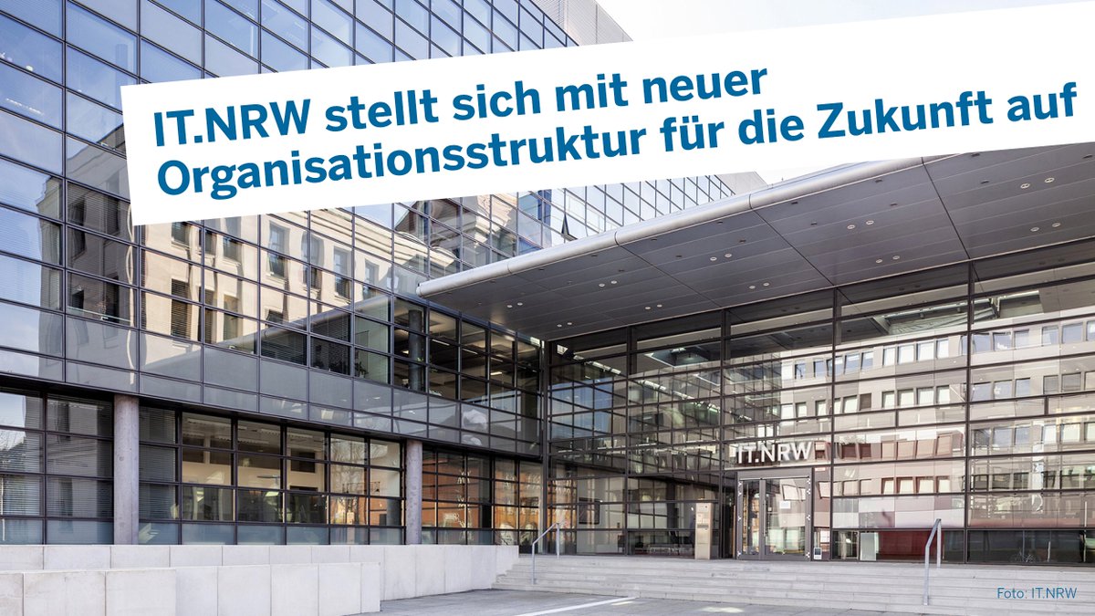 ITNRW's tweet photo. Noch mehr #Kundenorientierung, #Agilität und #Effizienz: https://t.co/yGprgBWEsl stellt als zentraler #IT-Dienstleister des Landes #NRW mit einer neuen Organisationsstruktur die Weichen für die #Zukunft! #Landesverwaltung #eGovernment #Digitalisierung 
https://t.co/ls0R9Oiu2k https://t.co/VQWmsCHR8r
