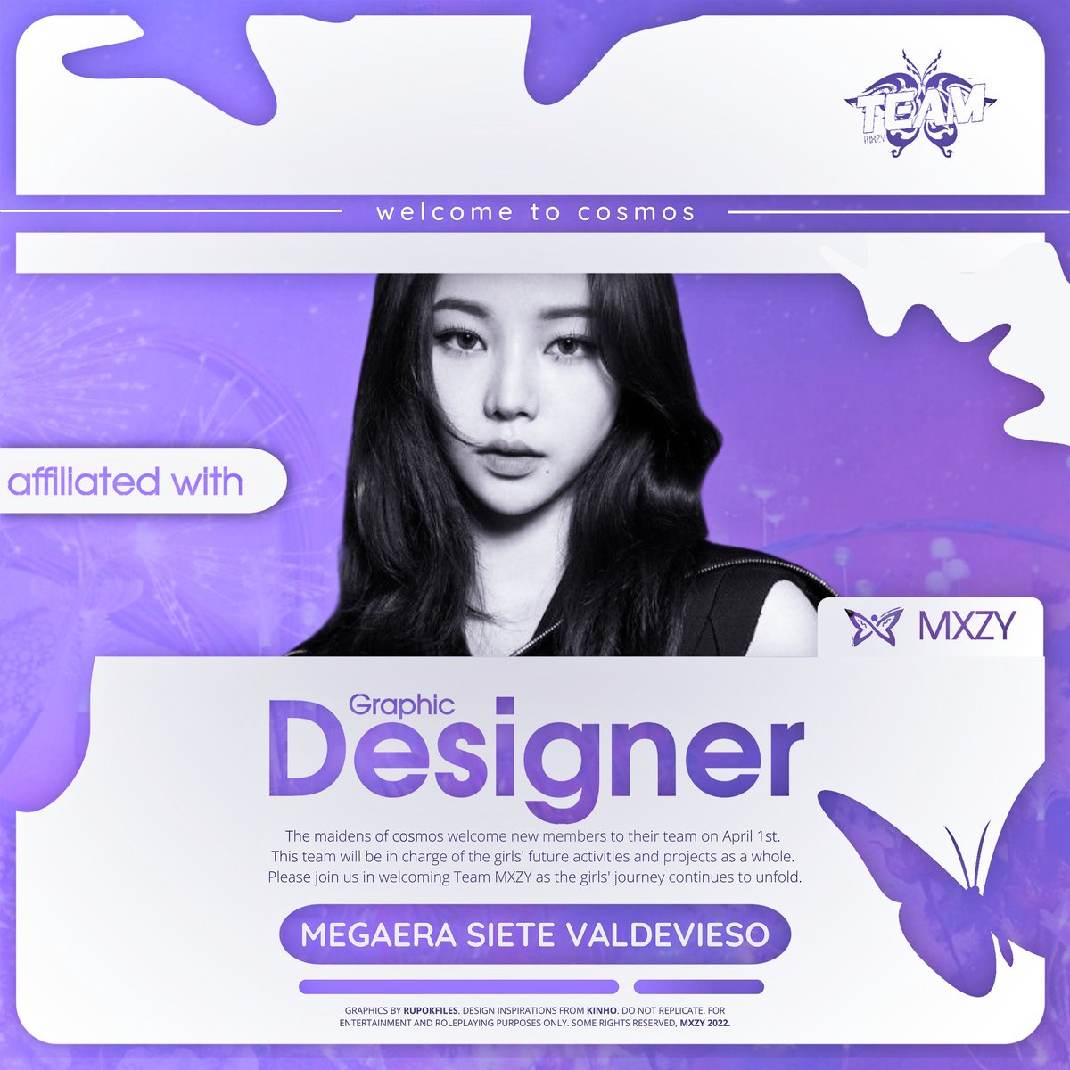 ㅤ

ㅤ      ʚĭɞ  —————————  100%

ㅤ      STEPPING INTO THE COSMOS｡
ㅤ   ⁺◦ AFFILIATED WITH <a href="/MXZYPH/">ʚĭɞ</a> ✧.*

ㅤ