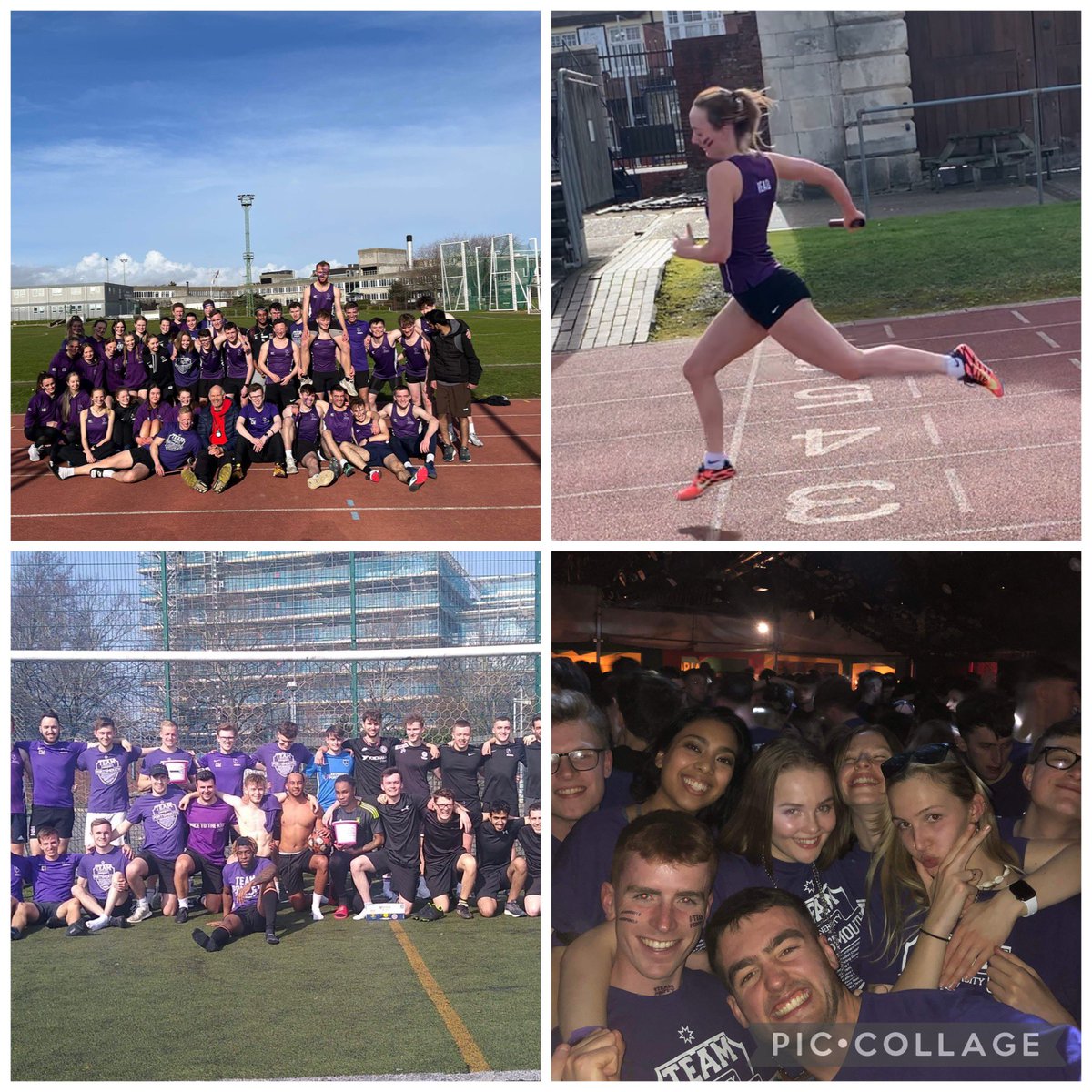 Round-up tweet for March 2022:

- Varsity photos
- Charity Football
- Purple Purple Wednesday Social