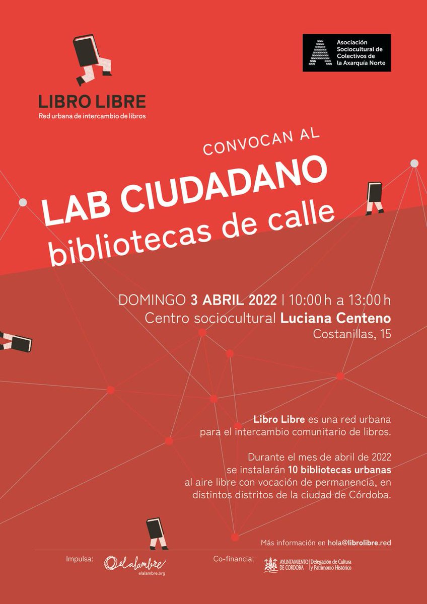 fundacionEMET's tweet image. El 3 de abril #LibroLibre convoca al Lab Ciudadano #bibliotecas de calle a asociaciones, Ampas y otros colectivos de diferentes distritos a participar en esta iniciativa.  

Recuerda: un buen libro no termina, se esconde dentro de nosotros💭. 

Inscríbete➡️hola@librolibre.red