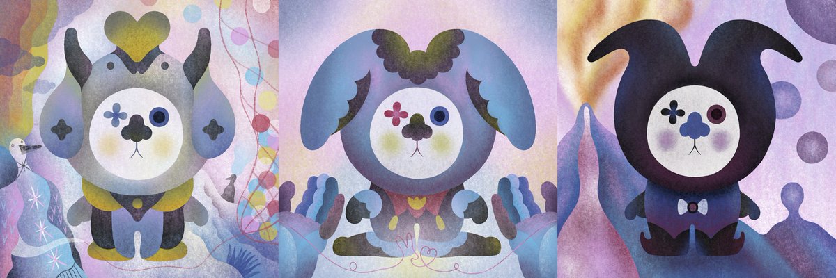 lionclown's tweet photo. Happy Friday!😁

#12 &amp; #13 &amp; #14 are available on the @OpenSea collection now! 😎🌟✨
https://t.co/tgLe5BEGQb

#NFTartist #NFTdrop #NFTartwork #NFTCommunity #OpenSeaNFT #NFTart #NFT https://t.co/8EJxUjrlcD