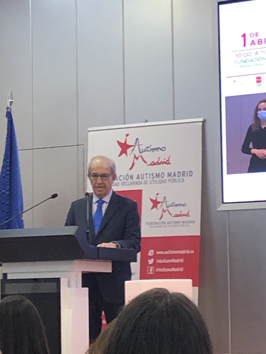 Manuel Nevado, Presidente de <a href="/AutismoMadrid/">Fed. Autismo Madrid</a> abriendo esta jornada! 👏🏼👏🏼👏🏼💪🏼 Pidiendo el respaldo y apoyo de las administraciones públicas en la atención a las personas con #TEA #autismo