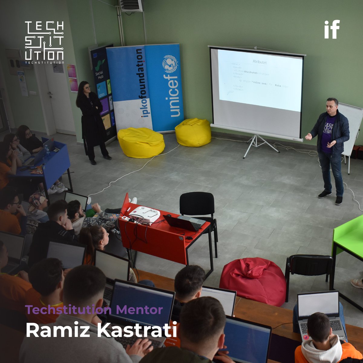 thefoundation_h's tweet photo. Appreciation Post to our mentor of #Techstitution, Ramiz Kastrati, in recognition of his valuable contribution & support to the young participants of this workshop, who will design digital solutions for municipal institutions in 🇽🇰
📸| here are some moments of him during workshop https://t.co/cAjgE31T0g