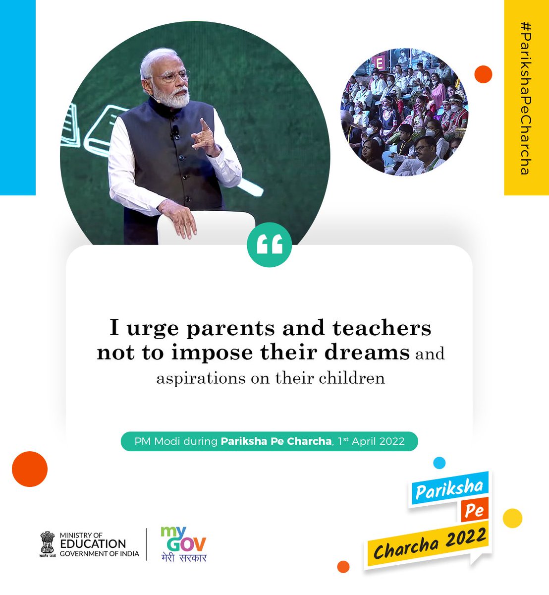mygovindia's tweet photo. #ParikshaPeCharcha #ExamWarriors https://t.co/H1PQ0oW8fQ