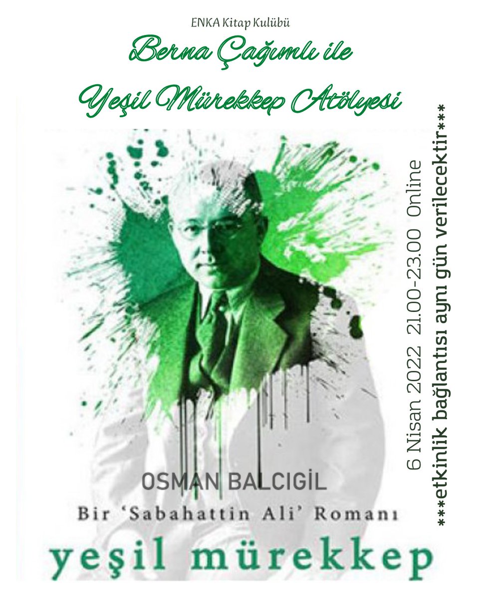 Şiir dolu, şarkı, türkü dolu, kasvet dolu bir Sabahattin Ali hikayesi bizleri bekliyor. Kitabı okuyan, okumayan hepimiz, haftaya çarşamba akşamı, "Kahve ve Kitap" diyoruz.  Vakti uygun olan tüm arkadaşlarımızı bekliyoruz. Sevgiyle... 

<a href="/osm_koc/">Osman Koç</a> <a href="/destekyayinlari/">Destek Yayınları</a>