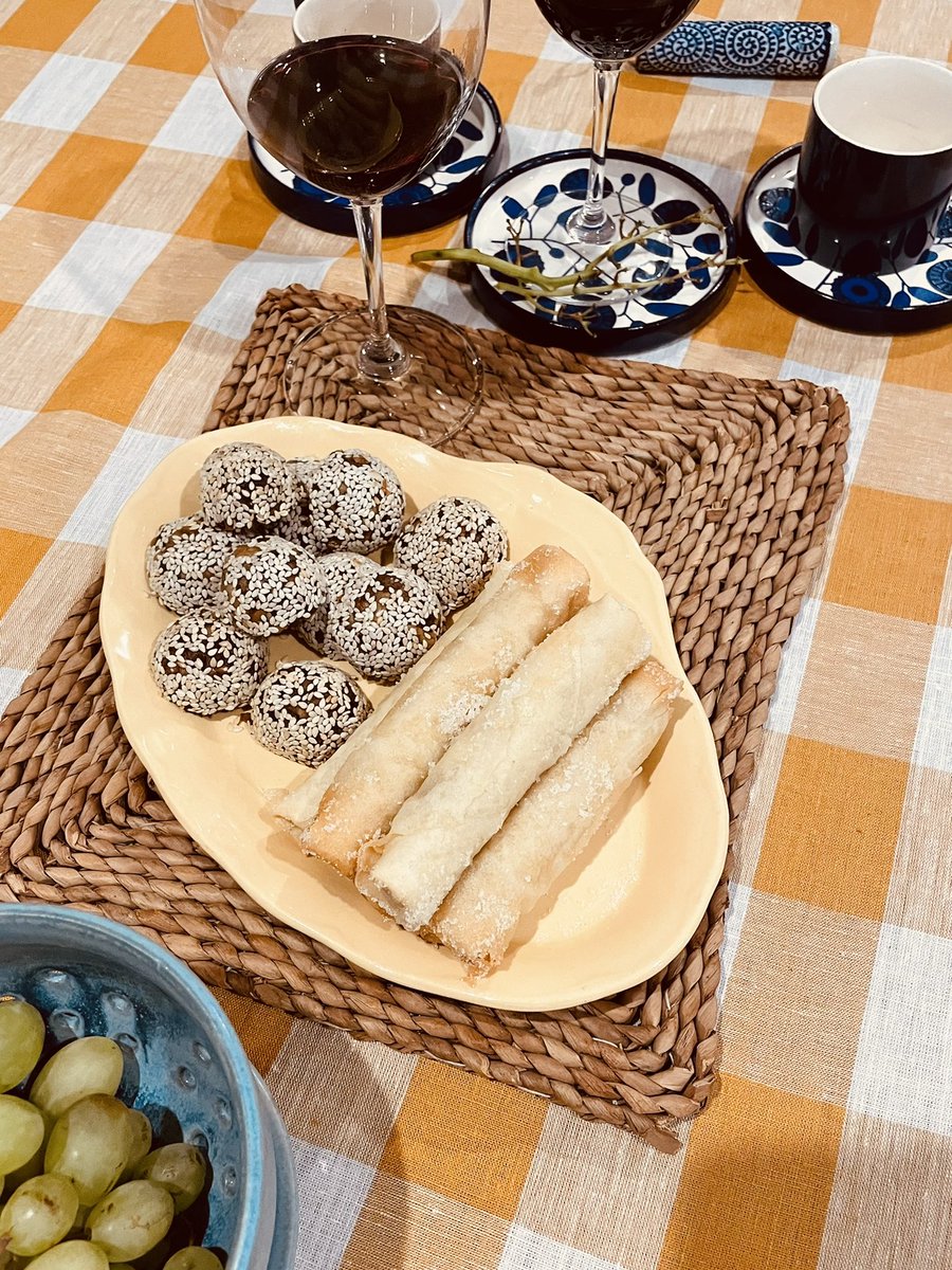 @ASRC1 #ASRCCatering thank you 🙏🏽 for a beautiful dinner, capped off by sweet filo cigars and sesame date balls. A belated and wonderful way to acknowledge #diversityweek