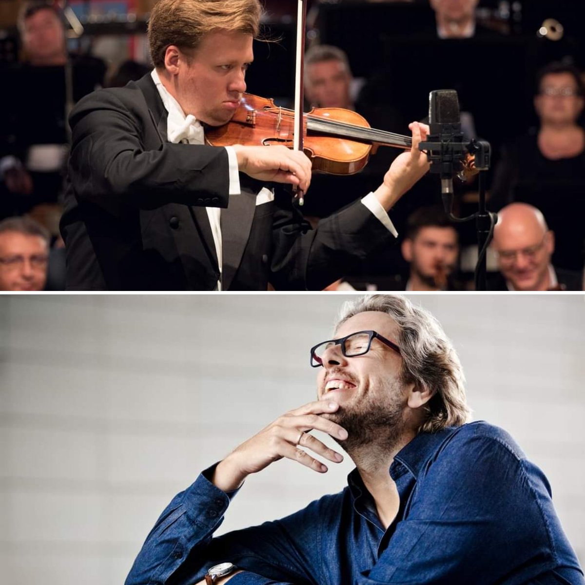 orquestanavarra's tweet photo. El violonista #AndreiBaranov y el maestro #MichalNesterowicz llevarán a @Baluarte y al Teatro Gaztambide de #Tudela la CORRIENTE QUE FLUYE los días 7 y 8, con música de Kódaly, Ligeti, Kilar y Sibelius!
🎟 7/4: https://t.co/1sIZiyqZ3t
🎟 8/4: https://t.co/tBUpnlppN5 https://t.co/m7aWzoswhW