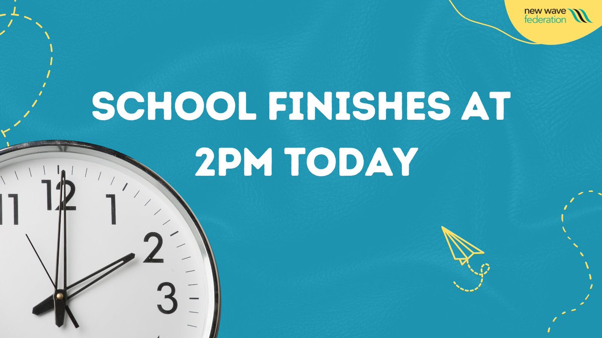 NewWaveFed's tweet image. Reminder: the Easter break starts today at 2pm🔔 #NWFed