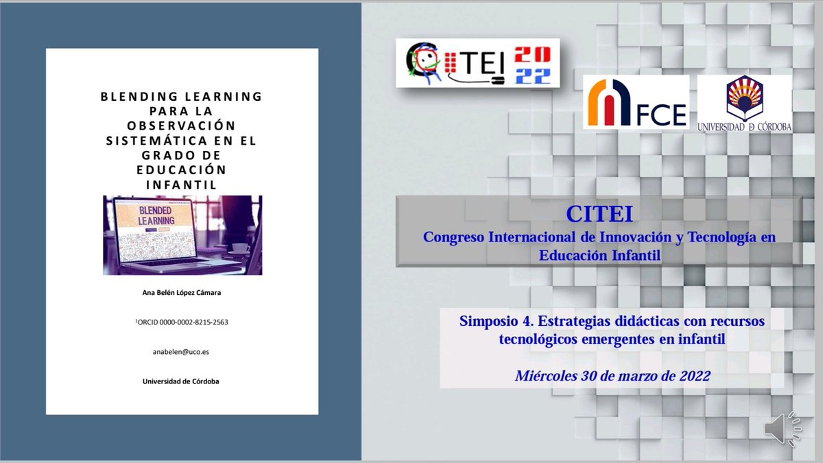 <a href="/DivemixU/">Divemix_uco</a> presenta la contribución de Ana B. López Cámara en el simposio 4 sobre estrategias didácticas con recursos emergentes en EI. Gracias a <a href="/congresocitei/">CITEI</a> en <a href="/EducacionUs/">Facultad de Ciencias de la Educación @unisevilla</a> y a <a href="/rosalia_rromero/">Rosalia Romero</a>,<a href="/karenllorente/">Karen Llorente</a>, <a href="/mserranohidalgo/">𝓜𝓪𝓷𝓾𝓮𝓵 𝓢𝓮𝓻𝓻𝓪𝓷𝓸 𝓗𝓲𝓭𝓪𝓵𝓰𝓸</a> ,<a href="/smartinezperez8/">Sandra Martínez</a>,<a href="/lorenamartinp/">Lorena</a>,<a href="/palacios_ant/">Antonio Palacios</a>