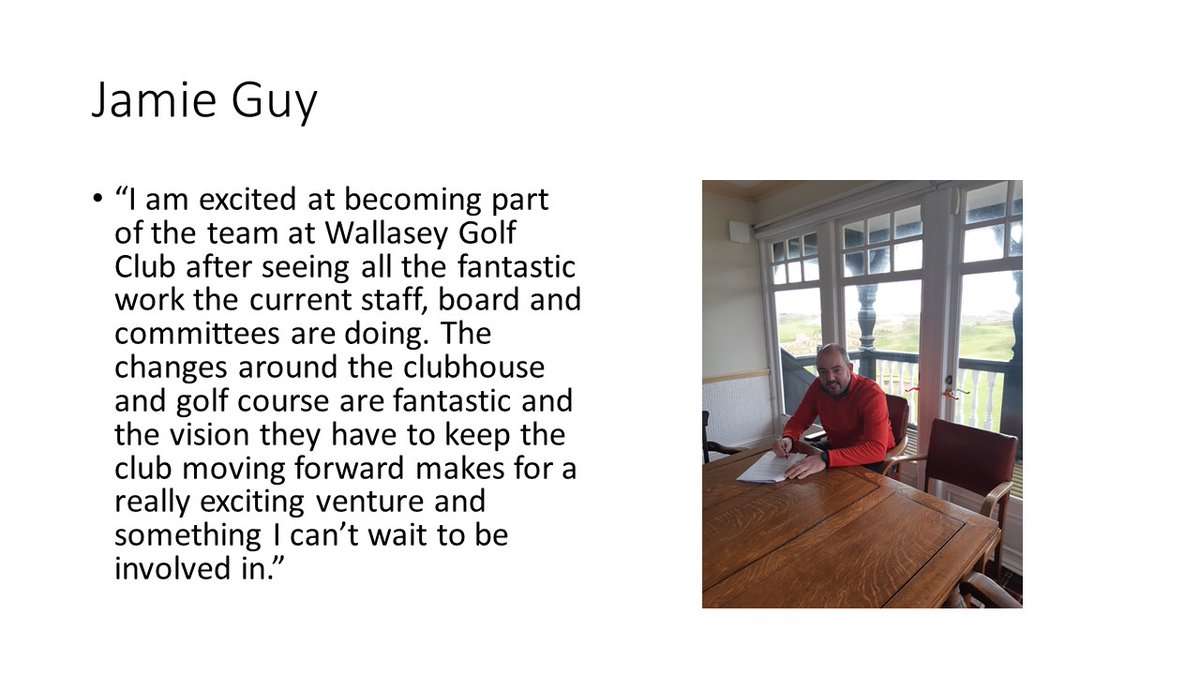 wallaseygolf's tweet photo. After 38 years of service as our PGA Professional we wish Mike Adams a happy retirement.
Today we welcome Jamie Guy as our new professional and give him a warm Wallasey welcome.
#Homeofstableford #pgagolfprofessional https://t.co/r6diHrwYly