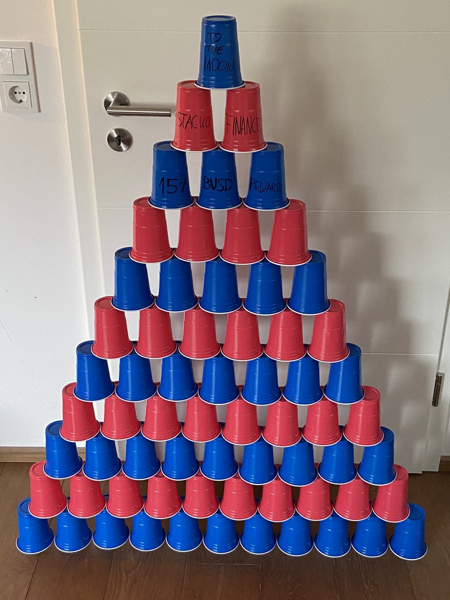 Finnamrn's tweet photo. Just like I‘m stacking these Cups I will stack up my 15% BUSD rewards when https://t.co/d3etfhQGEH launches on may 6th this a project you don’t wanna miss out on 🚀

@STACKDFINANCE 
@STACKD_COO 
#STACKDFINANCE
#15%BUSD

STACKD to the moon 🚀🚀🚀🚀 https://t.co/w5342DhAAI
