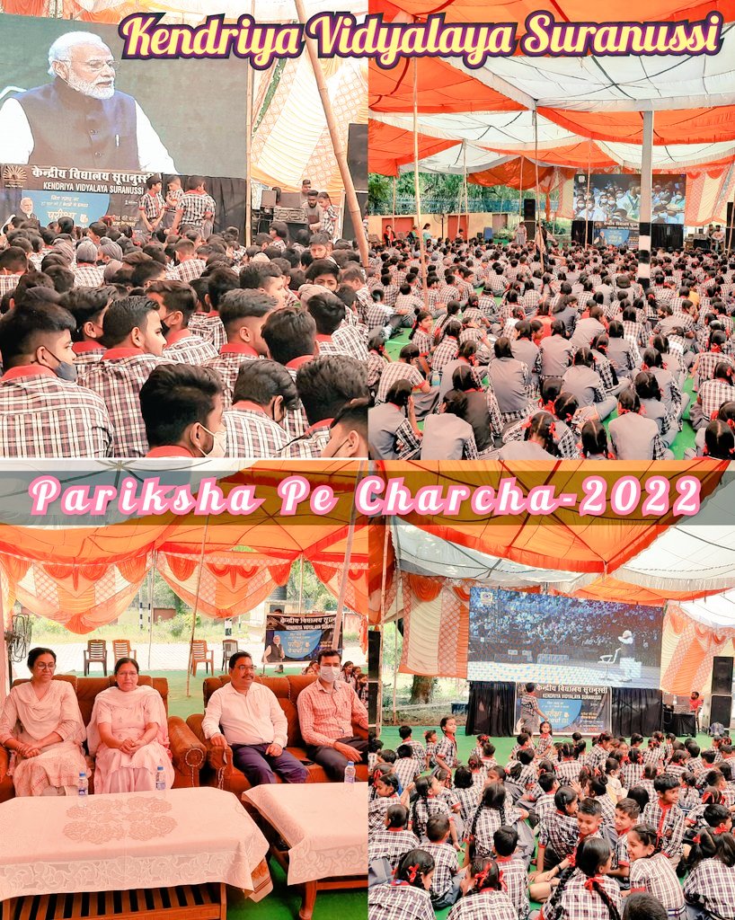 suranussi's tweet photo. केंद्रीय विद्यालय सूरानुस्सी में #परीक्षा_पे_चर्चा कार्यक्रम का सीधा प्रसारण देखते हुए समस्त छात्र और अध्यापकगण
#PPC2022
#KVS_HQ
#kvsrochd
@devakumar1965
#ExamWarriors https://t.co/S7LdK9TyS1