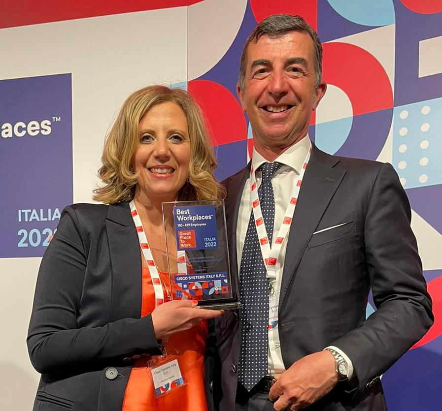 Vincere per 7 anni consecutivi il #greatplacetowork è la dimostrazione di passione e impegno di @ciscoitalia nel costruire un luogo di lavoro sicuro e accogliente, attento alla diversità e al rispetto di tutti. 

Grazie a tutti #humansofcisco #BWItalia2022
corriere.it/economia/migli…